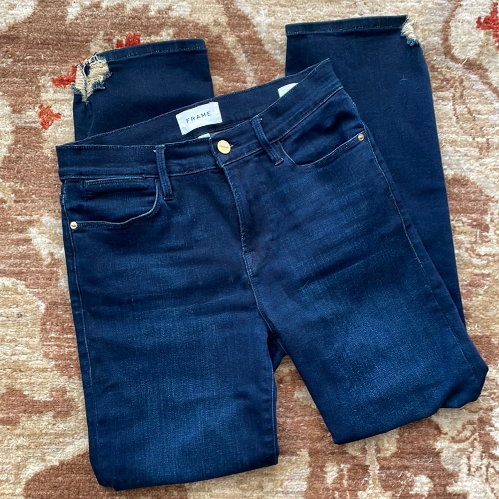 Frame Le High straight leg jeans